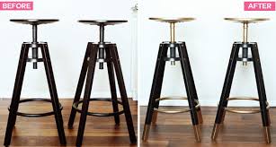 diy: dalfred ikea bar stools makeover