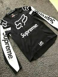 Download Ad Ebay Url Supreme X Fox Racing Moto Jersey Top Black 2018ss Size S Excellent Jpn Fox Racing Clothing Fox Racing Jersey Top