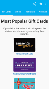 Amazon gift cards are also great to give as presents! Buy Gift Cards Vouchers Uk For Android Apk Download