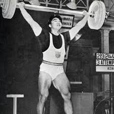 Olympians in the sport of weightlifting, an. Tommy Kono Winning The Gold Medal For Men S Weightlifting At The 1956 Melbourne Olympics Photographic Print Art Com