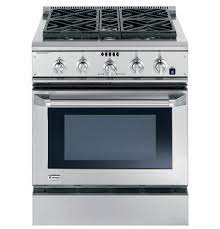 The general electric company, or ge, makes gas and electric stoves and ovens for both commercial and home use. Zdp30n4hss Ge Monogram 30 Dual Fuel Professional Range With 4 Burners Natural Gas Monogram Appliances