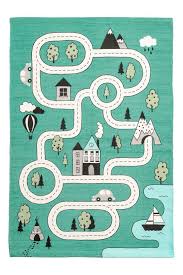 printed cotton rug green home all h m gb tapijt vloerkleed prints