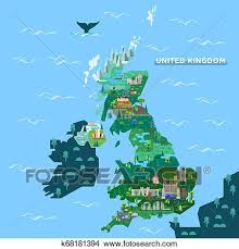 Actualizado a 2020 ✅ hasta un 40% ✅ ahorra dinero con nuestro rastreador. Inglaterra Reino Unido Mapa Con Famoso Senales Clipart K68181394 Fotosearch