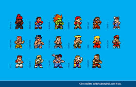 Super Street Fighter 2 Sprites By Dollarcube On Deviantart