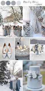 Dusty Blue And Gray Winter Wedding Colors Blue Winter Wedding Wedding Themes Winter Winter Wonderland Wedding