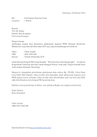 Contoh Surat Permohonan Peminjaman Dana Contoh Surat