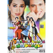 Govinda is an indian actor who has predominantly worked in the hindi film industry. Saajan Chale Sasural Amazon De Govinda Karisma Kapoor Tabu Shakti Kapoor Satish Kaushik Satish Shah Arjun Mukesh Rishi Kader Khan Anjana Mumtaz Himani Shivpuri Arun Bakshi David Dhawan Govinda Karisma Kapoor Ghizala Mansoor