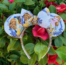 Beauty And The Beast Minnie Ears Belle Minnie Ears Mayrafabuleux