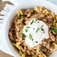 If a whopper of a turkey leaves you with litres of stock, then celebrate the christmas bounty by getting creative. Ground Beef Stroganoff Recipe Ground Beef Stroganoff Easy Skillet Dinner Beef Stroganoff