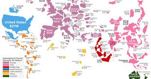 Mapped The Worlds Top Countries By Tourist Spending