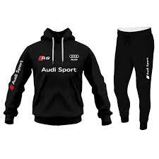 Tracksuit Audi Sport Rs Men Hoodie Mi 14 Etsy Hoodies Men Track Suit Men Nike Outfits