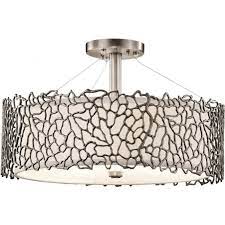 The winplus led ceiling light is now available at costco us. Dual Mount Ceiling Light For High Or Low Ceilings In Pewter Silver Coral