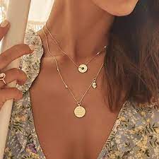 Bestsellers Wanderlust Co Gold Charm Necklace Necklace Gold Necklace