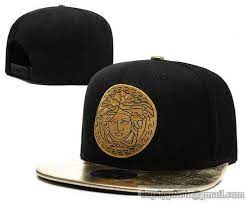 Versace Snapback Cheap Versace Snapback Black Golden Online Store For Sale Snapback Versace Fashion Cap