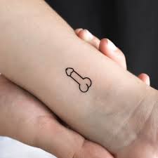 Penis temporäres Tattoo (3er Set) - Etsy.de