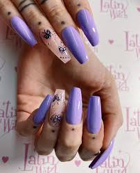 More nail art nail art stickers beauty art patterns butterflies nail. Long Purple Butterfly Coffin Acrylic Nails Nail Trends French Manicure Gel Nails Nails