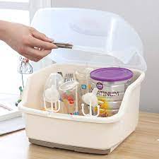 Baby Feeding Bottle Drying Rack Newborn Multifunctional Bottle Storage Box Baby Bottle Holder Drain And Tableware Cupboards Drying Rack Aliexpress