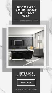 Black And White Interior Design Blog Whatsapp In 2020 Interior Design Template Interior Design Blog White Interior Design
