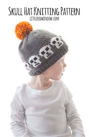 Check spelling or type a new query. Skull Hat Knitting Pattern Little Red Window