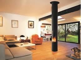 The levitt suspended /rotating wood burning fireplace is a feature in any room with it's floating effect. Hanging Fireplaces Archiproducts