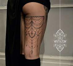 Pin By Lorissa Silva On Tattoo Leg Tattoos Women Tattoos Back Of Thigh Tattoo