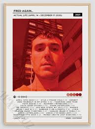 Fred Again Music Album Star Painting Poster Canvas Print for Room Living  Modern Home Decor Wall Art Hip Hop Pictures Posters