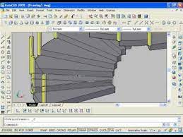 Layer pada autocad berfungsi membantu mata kita dalam membedakan antara garis yang satu dengan garis yang lain. Tangga Spiral 3 Youtube