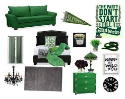 Slytherin Bedroom By Bripots On Polyvore Featuring Interior Interiors Interior Design Home Home Slytherin Decor Bedroom Inspirations Harry Potter Bedroom