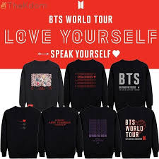 Bts world tour 'love yourself: 20 Off Only For 100 Of These Bts Speak Yourself Sweatshirts Use Code Giveaway20 Sweatshirts Types Of Sleeves Unisex Hoodies