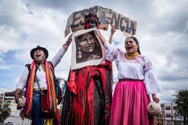 Brezilya'daki bazı yerli kabileler keresteciler tarafından tehdit edilmektedir. Ecuador S Historic Indigenous Mobilization In Photos