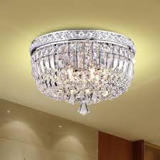 Krasty 5 lights modern light fixture chrome finish flush mount crystal ceiling light,crystal raindrop chandelier for hallway dining room bedroom living room kitchen,d18 x h13 5.0 out of 5 stars 11 $102.99 $ 102. Flush Mount Lights Flush Mount Chandelier Ceiling Lights Chandelier Lamp