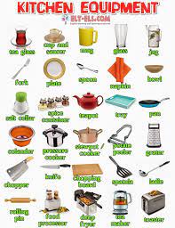 Invest in good kitchen tools utensils and equipment and get value for your money with the huge discounts. Kitchen Equipment Learn English English Vocabulary English Collocations
