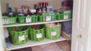 Organize towels, bathroom accessories, and beauty products when you install an organizational bathroom unit. Dollar Tree Organizing My Linen Closet Youtube