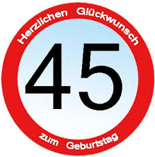 45 Geburtstag Glã¼ckwã¼nsche Und Sprã¼che Kostenlos