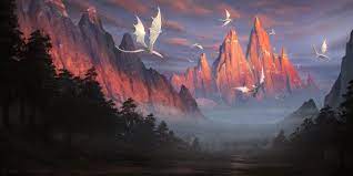 Trail Of The Gods Deiv Calviz Fantasy Art Landscapes Fantasy Landscape Art