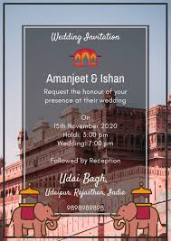 A wide variety of indian wedding invitations cards options are available to you Free Customized Wedding Invitation E Cards We Cards