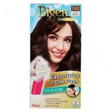 Bigen Powder Hair Dye Brown Black Bigen Hair Color No 7 01 Dark Blonde Color Bigen Hair Color Bigen Hair Color Dark Blonde