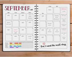 Bullet Journal Ultimate Collection Hand Drawn Style Bundle Printable Templates Bujo Dotted Grid Bullet Journal Journal Bullet Journal September