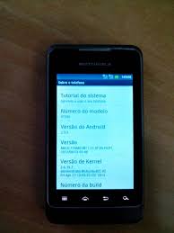 Motorola XT390 com Android 2.3