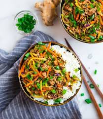 Egg Roll In A Bowl Healthy Low Carb And Freezer Friendly