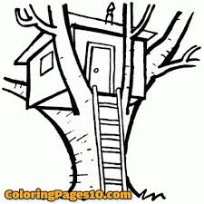 Tree house 18 buildings and architecture printable coloring pages. The Tree House Coloring Pages