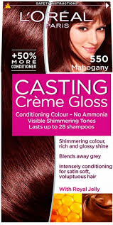 Review And Results Of Loreal Casting Creme Gloss In 550 Mahogany Loreal Casting Creme Gloss Hair Color Reviews Brown Hair Color Shades