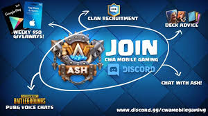 Add bot website discord server. Cwa Mobile Gaming Discord Brycedanicarter