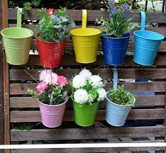 46 Balcony Garden Ideas For Decorate Your House Rengusuk Com Hanging Flower Pots Flower Pots Flower Pot Design