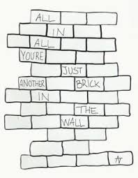Pink Floyd Another Brick In The Wall Part 2 Lyrics All In All You Re Just Another Brick In The Wall Planner Sayfalari Ilham Muzik