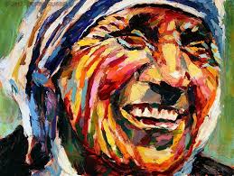 Mother Teresa Original Oil Painting Derek Russell Famous Acrylic Paintings Fine Art Painting Oil Original Oil Painting