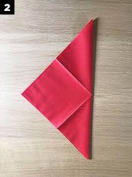 Serviette En Non Tisse Rouge 40 X 40cm Pliage Serviette Etoile Pliage Serviette Et Serviettes
