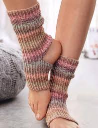 Yoga Socks Knitting Pattern And Chart Free