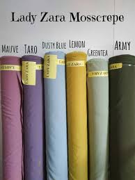 Lalu seperti apa kain drill yang sebenarnya ini? Lady Zara Moscrepe Kain Lady Zara Premium Detikforum