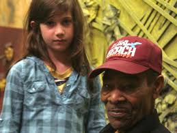 NYC for a quick trip for the Thornton Dial opening @hauserwirth. Nice to  take a photo of Bill Arnett's granddaughter with Thornton Dial's grandson.  The future continues. Nice to see so many